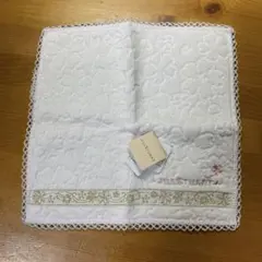 JILL STUART 花柄刺繍 ハンカチ