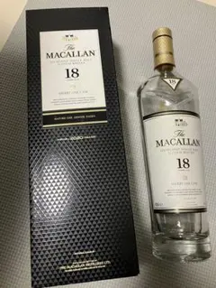 MACALLAN 18年 シェリーオークカスク 700ml 空ビン　箱付き