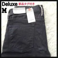 【新品タグ付き】デラックス　ダメージ加工ブラックデニムパンツ　日本製　Mのサムネイル