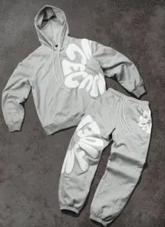 グレーパーカー セットアップ