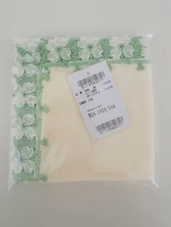 新品　タグ付　近沢レース　ハナミズキ　白　チカザワレース　タオルハンカチ