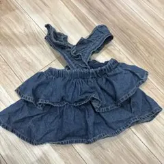 BREEZE デニム フリルスカート 80