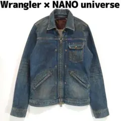 Wrangler ナノユニバース 別注 デニムジャケット ジージャン 11MJZ