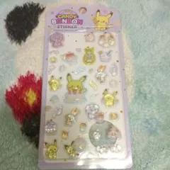 ポケモン ポケピース 立体シール 紫1枚　欠品あり　⑨