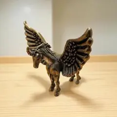 真鍮　ペガサス　ユニコーン風　オブジェ　置物　馬　縁起物　幸運