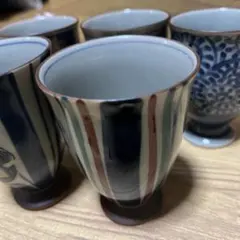陶器製 湯飲み 5個セット