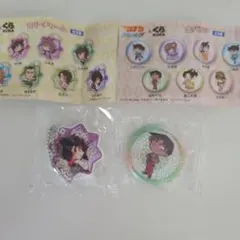 くら寿司　名探偵コナン　松田陣平ラバーチャーム　缶バッチ服部平次　びっくらぽん