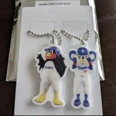 東京ヤクルトスワローズ 中日ドラゴンズ つば九郎＆ドアラがくっつくキーホルダー