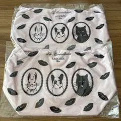 LADURÉE 動物イラスト トートバッグ 2個セット