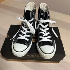 CONVERSE ブラック ハイカット スニーカー