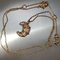 7823 Christian Dior ムーン ネックレス ゴールドカラー - メルカリ