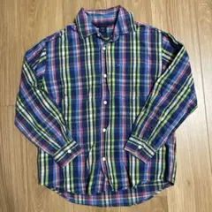 GapKids チェック柄 長袖シャツ 150