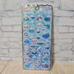 ストーン付き メロウアクアリウム ふわふわうみのなかまたち ウォーターシール