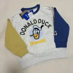 新品☆ディズニー トレーナー 裏起毛 ドナルド 120