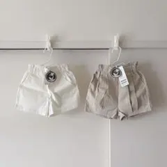 【新品タグ付き】プティマイン　ショートパンツ　二点セット　90