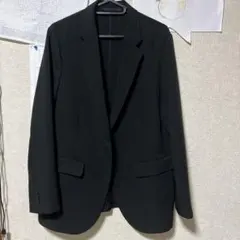 ユニクロ 黒 スーツ ジャケット 感動ジャケット