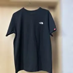 THE NORTH FACE 黒 Tシャツ アメリカ国旗デザイン