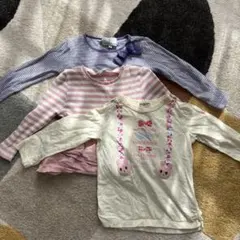 ホットビスケット 組曲 Poupou 長袖カットソー 3枚セット