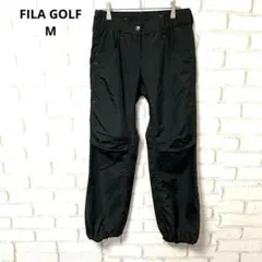 【美品】 FILA GOLF ゴルフウェア　ゴルフパンツ　刺繍ロゴ　メッシュ