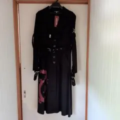 BODY LINE ロングコート ドラゴン柄 ブラックのサムネイル