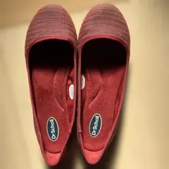 Dr.Scholl 赤 フラットシューズ US 6.5