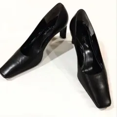 【美品】銀座カネマツ　MISS SLENDER パンプス 24cm 黒