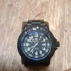 ADDIESDIVE５０M 防水 ブラック アナログ腕時計