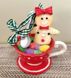 未使用 レアもの？ ケベックで米国童話の主人公 ジンジャーブレッドマンの飾りもの