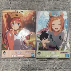 五等分の花嫁 一番くじ 描きおろしイラストボード 五月四葉セット