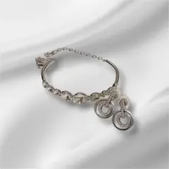 スワロフスキー セット売り ブレスレット ピアス シルバー