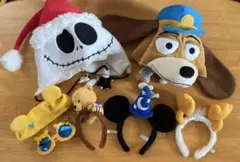 ディズニー　カチューシャ　帽子　セット　ジャック　ナイトメア　キャップ