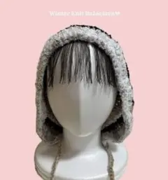 バラクラバ　ハンドメイド　編み物　ニット帽