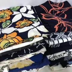 浴衣 まとめて 20点 着物 紺 白 木綿 レトロ アンティーク リメイク 浴衣 まとめて 20点 着物 紺 白 木綿 レトロ アンティーク リメイク