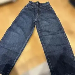 Uniqlo U ワイドフィットカーブジーンズ 23 濃紺 425520