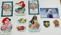 ディズニープリンセス　ダイカットステッカーセット　一番くじ　L賞