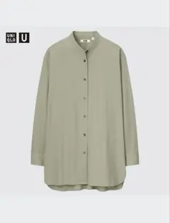 UNIQLO U 長袖シャツ オリーブ