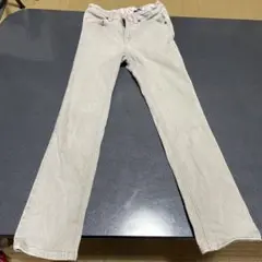 Gap ライトグレー ストレートパンツ130