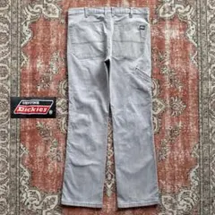 ディッキーズ ダックペインターパンツ グレー ワークパンツ 襤褸 古着 W32