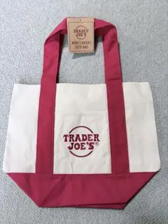 Trader Joe's ミニ キャンバス トートバッグ　タグ付きのサムネイル