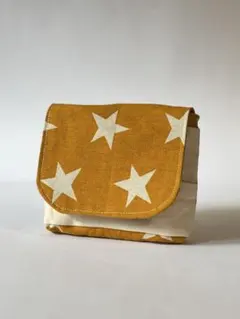 大人も使えるꕤ︎︎マチ付き移動ポケット 星柄
