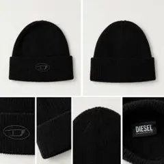 DIESEL ニット帽 ビーニー 블랙