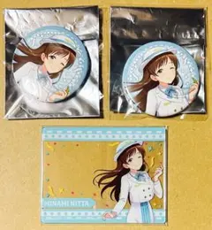 シンデレラガールズ 新田美波 缶バッジ アクリルカードセット