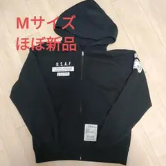 AVIREX アヴィレックス　U.S.A.F. フード付きパーカー M 黒 美品