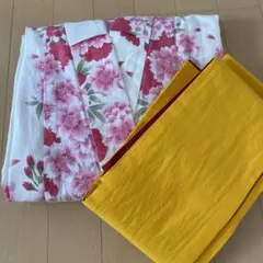 浴衣＋帯セット　レディース　花柄
