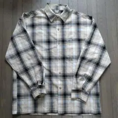 CALTOP 長袖シャツ　チェックシャツ　2XL シャツ 大きめ　古着
