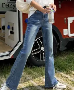 Dazy ブーツカットデニム ハイウエスト