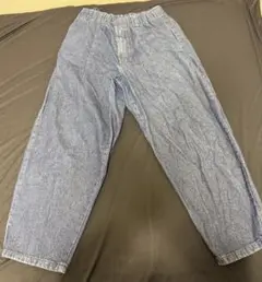 GU デニムバルーンアンクルパンツ S 品番321-340674のサムネイル