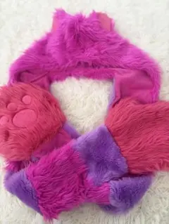 チェシャ猫 マフラーキャップ