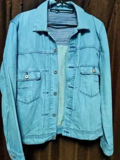 【送料無料】ライトブルー Gジャン Mサイズ