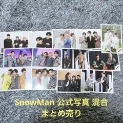 SnowMan 公式写真 混合 13枚まとめ売り